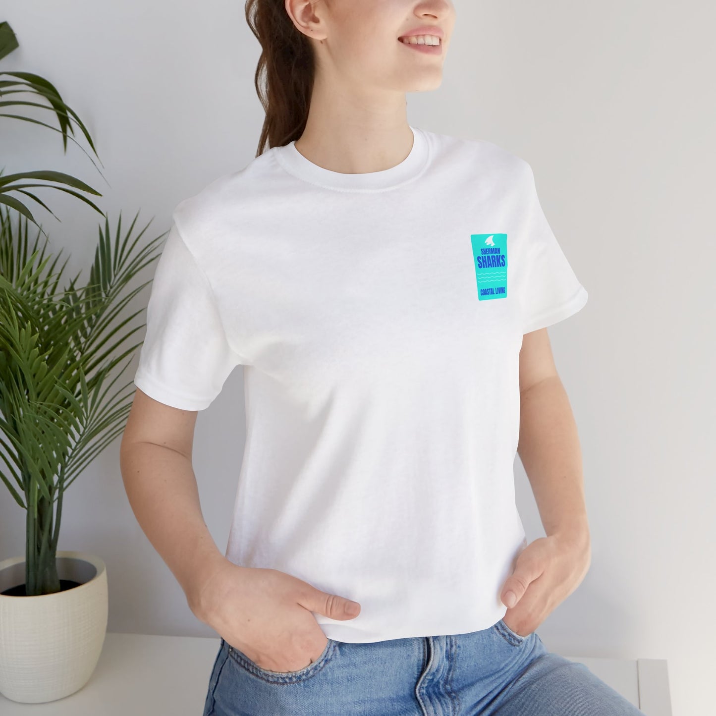 Sherman Sharks X Coastal Living Adult Unisex Tee