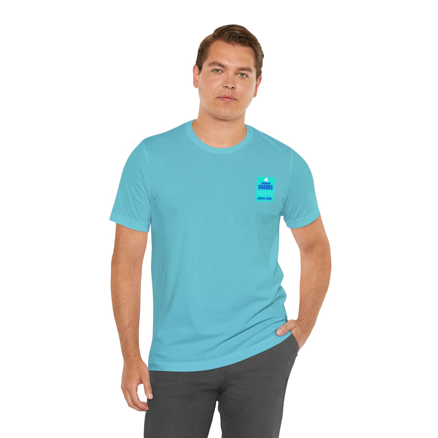 Sherman Sharks X Coastal Living Adult Unisex Tee