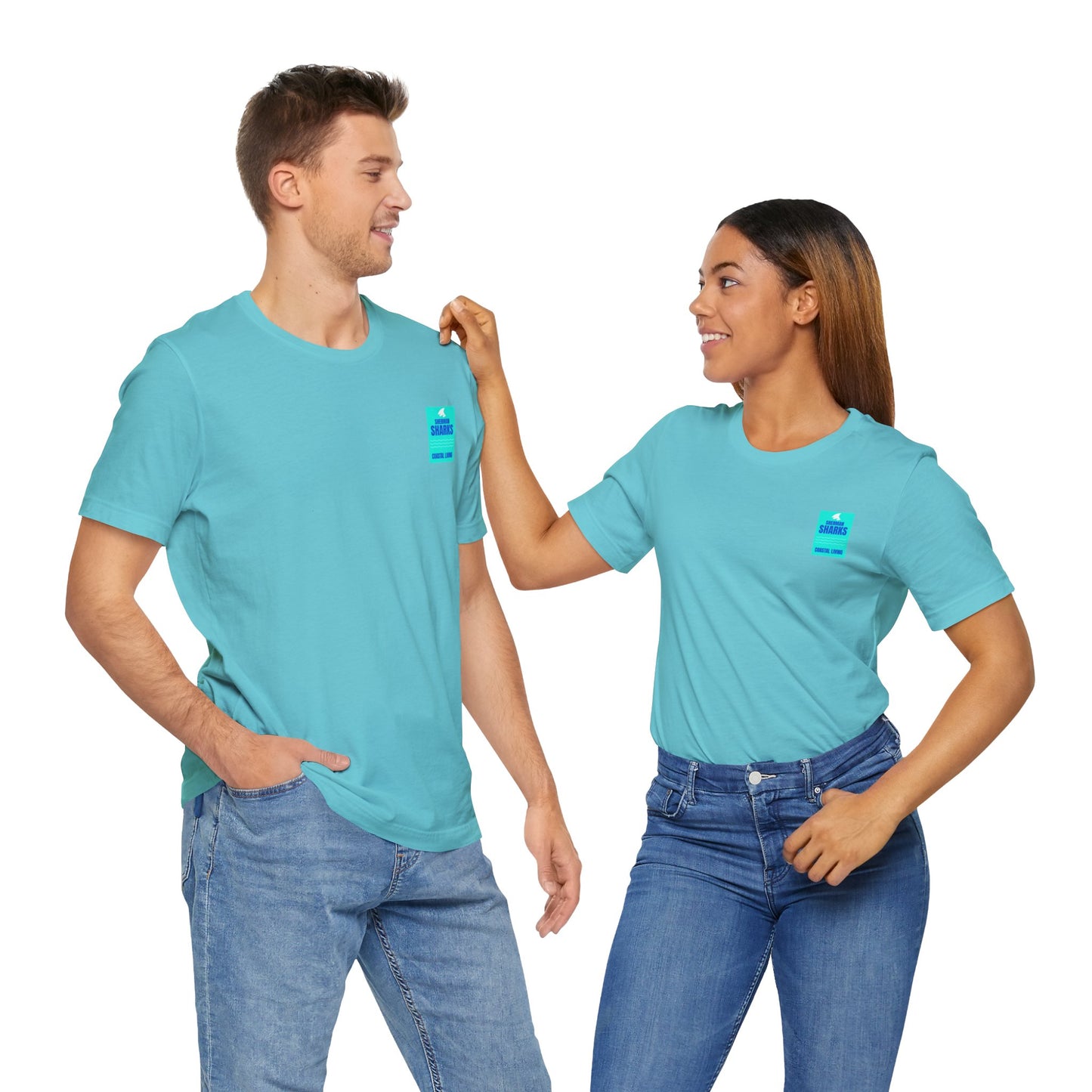 Sherman Sharks X Coastal Living Adult Unisex Tee