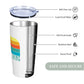 Coastal Living Insulated 20oz Tumbler with Lid & Straw