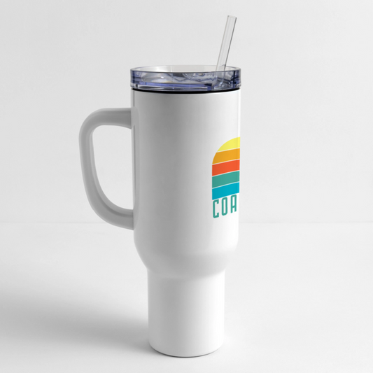 40 oz Travel Tumbler - white