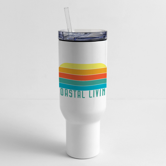 40 oz Travel Tumbler - white