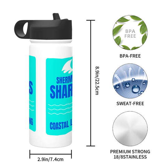 18oz Insulated Tumbler Water Bottle - Seaform green