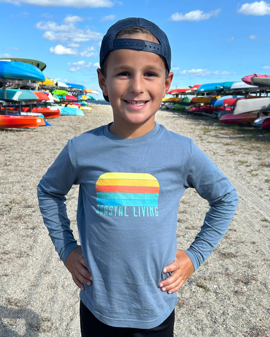 Coastal Living Sunseeker Organic Long Sleeve Youth T-Shirt
