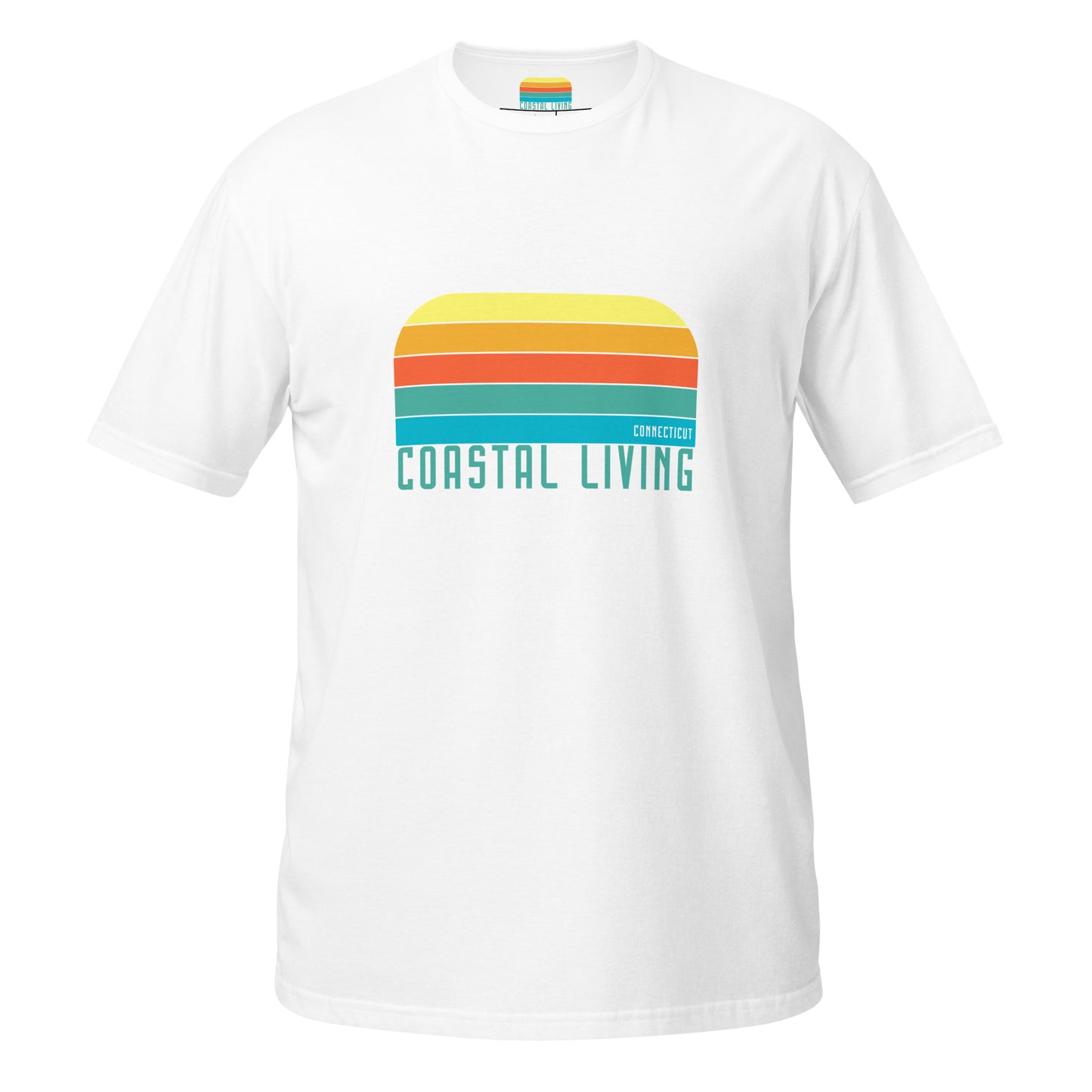 Connecticut Coastal Living Sunseeker T-Shirt with Oversized Logo