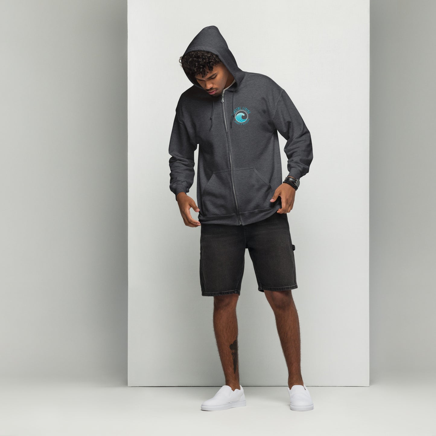 Coastal Living Wave Chaser Zip Hoodie