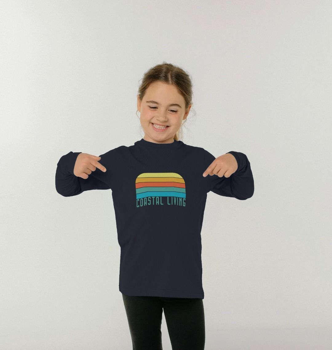 Coastal Living Sunseeker Organic Long Sleeve Youth T-Shirt